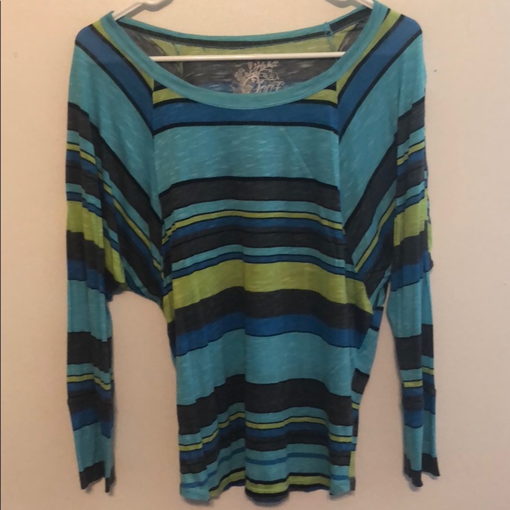 Multicolored striped shirt